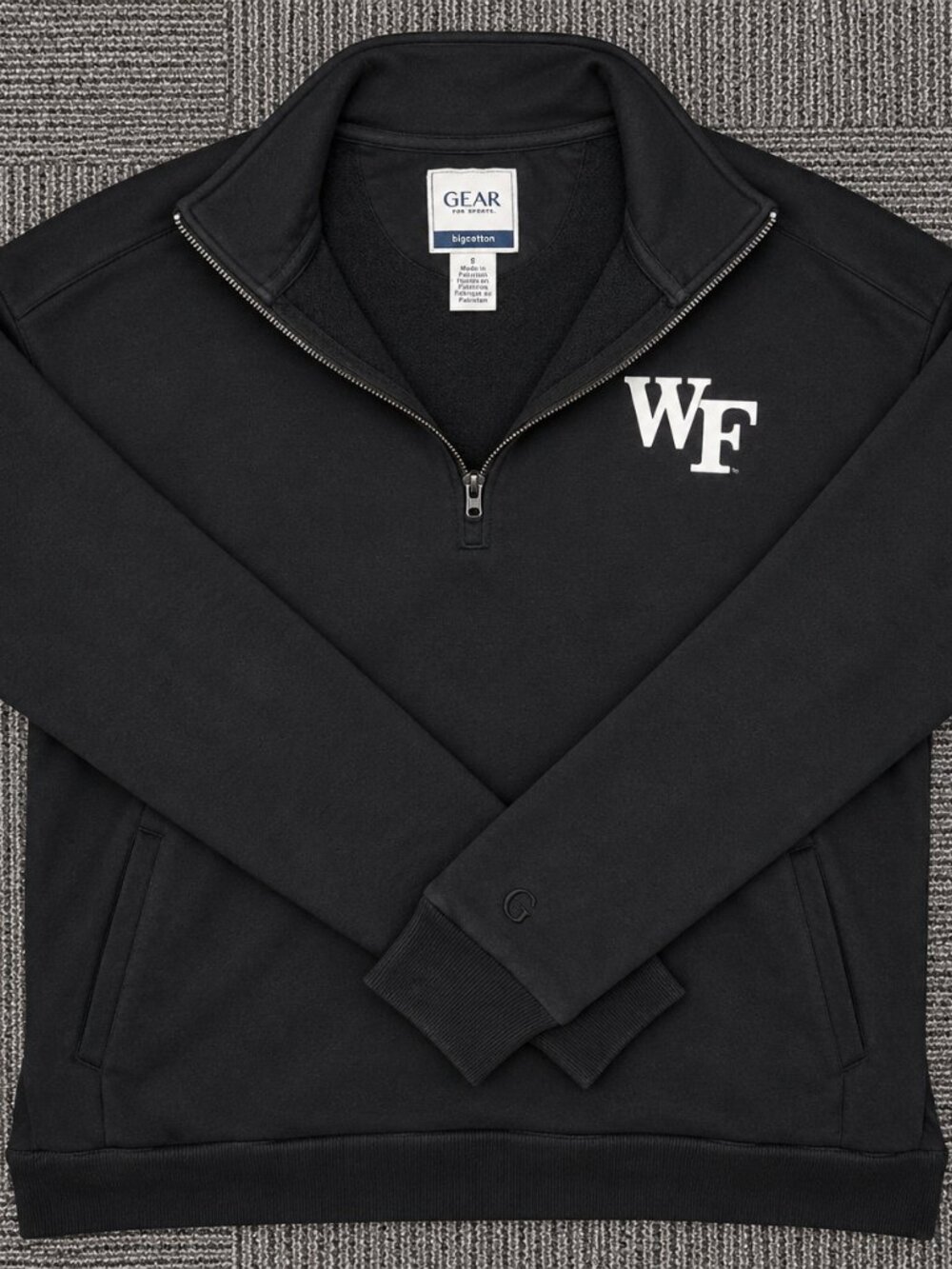 WF Wake Forest quarter-zip pullover
